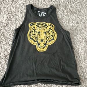 Chaser racer back tank - army green